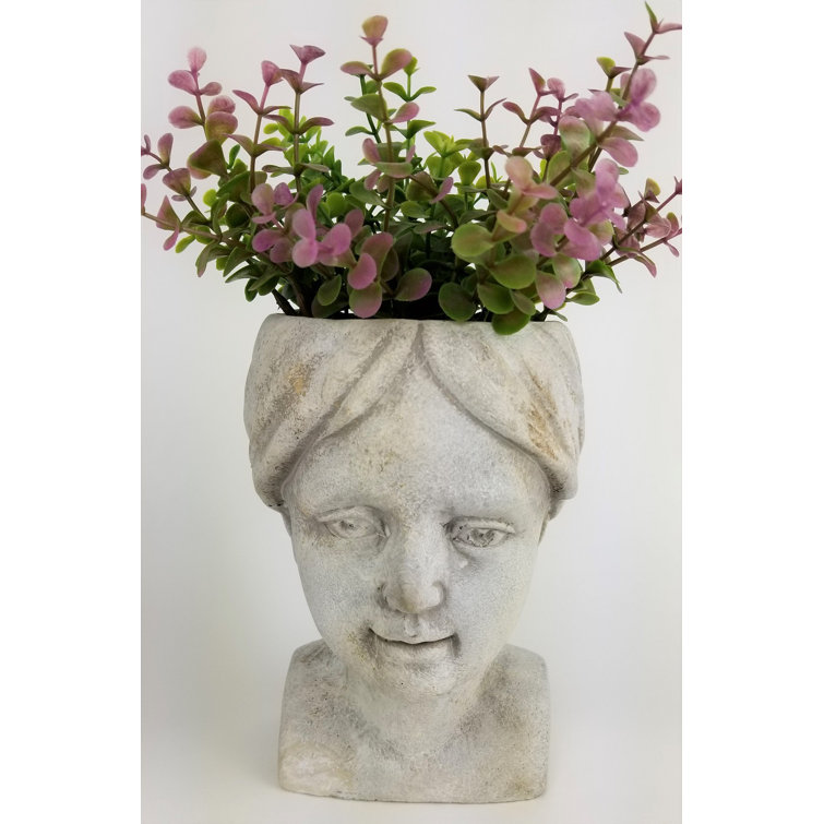 Charlton Home® Jez Concrete Statue Planter Wayfair